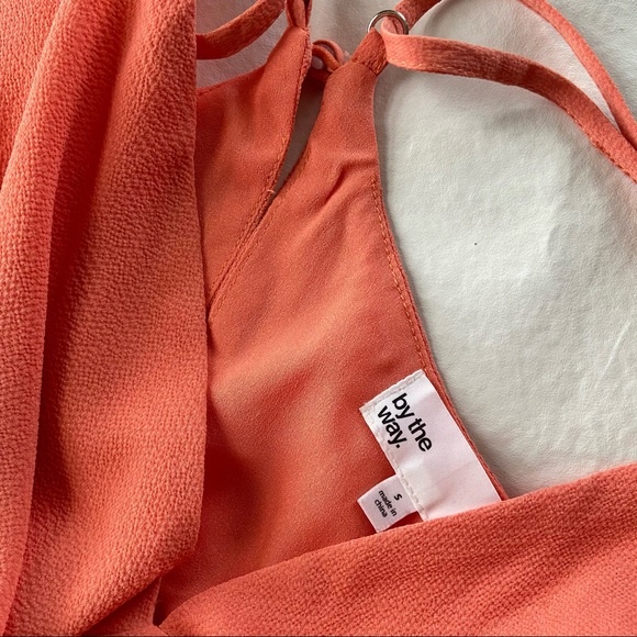 Sold NWT By The Way Liliana Front Tie Mini Dress - Picture 6 of 8